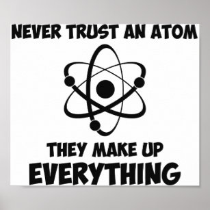 Lita aldrig på en atom poster