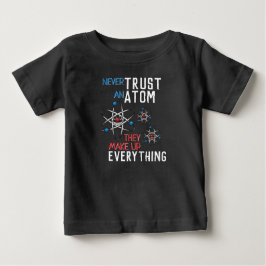 Lita aldrig på en atom Science Physics Student T Shirt