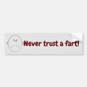 Lita aldrig på en Fart! Bildekal