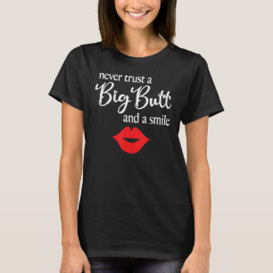 Lita aldrig på en stor knapp och en mil t shirt