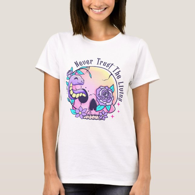 Lita aldrig på livet t shirt (Framsida)