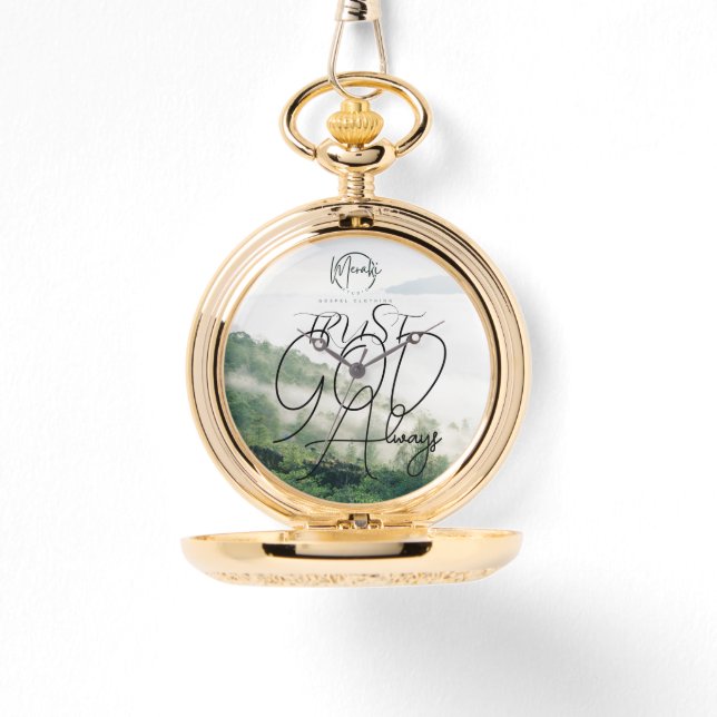 Lita alltid på gud! armbandsur (Framsida)