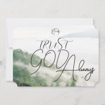 "Lita alltid på Gud