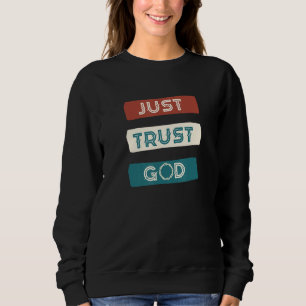 Lita bara på Gud Kärlek Peace Hope räddar familjen T Shirt