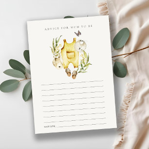 Lita Foliage Clothes Advice for Morsa Baby Shower Tilläggskort
