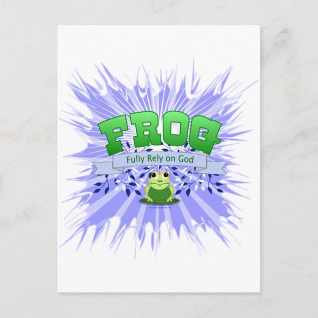 Lita fullt ut på Gud Vykort (Framsida)