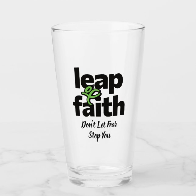 Lita inte på dig att stoppa glaset glaskopp (Framsida)