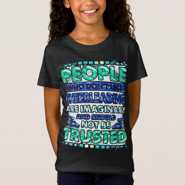Lita inte på människor som inte gillar Cheerlead T Shirt (Framsida)