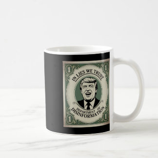 “Lita inte på någon” - Trump Nknote Parodi _1 Kaffemugg