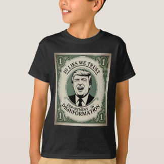 “lita inte på Någon” - Trump Sedel Parodi _1 T Shirt