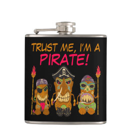Lita mig, jag är en pirat, roliga Tiki-pirater, Sv Fickplunta