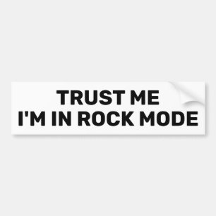 Lita mig - jag är i Rock Mode™ Klistermärke