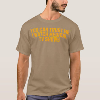 Lita mig jag tittar på medicinska shower vintage t shirt