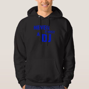 Lita på aldrig DJEN - diskjockeymusik Hoodie