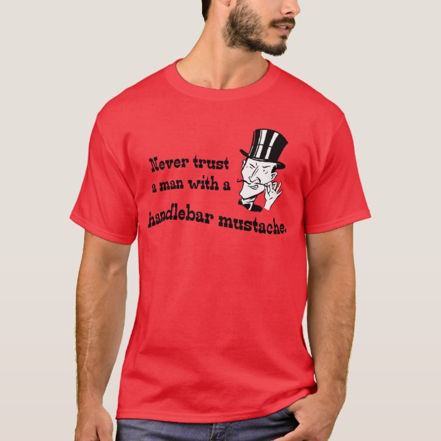 Lita på aldrig en man… t-shirt (Framsida)