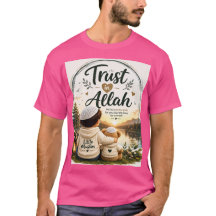 Lita på Allah Islamisk Barn T-Shirt | Little Musli