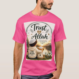 Lita på Allah Islamisk Barn T-Shirt | Little Musli