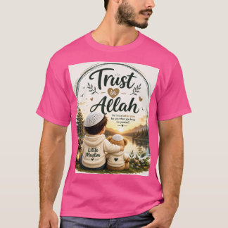 Lita på Allah Islamisk Barn T-Shirt | Little Musli
