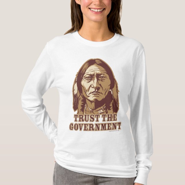 Lita på den skräddarsy regeringen - t-shirt (Framsida)