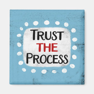 Lita på det Processaa kylskåpet Magnet