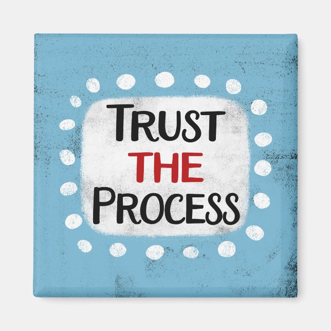 Lita på det Processaa kylskåpet Magnet (Framsidan)