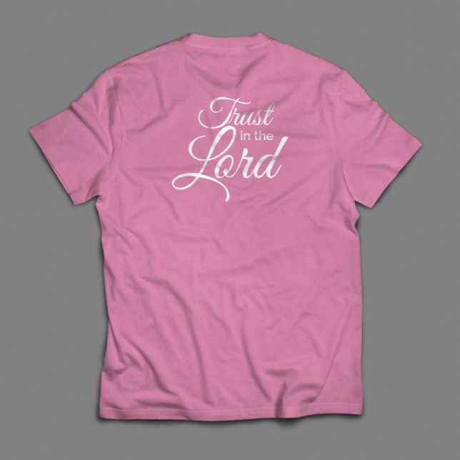 Lita på det traditionella, inspirerande skriptet a t shirt (Skapare uppladdad)