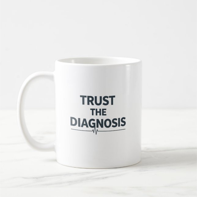 Lita på diagnosen kaffemugg (Vänster)