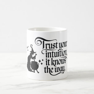 Lita på din intuition kaffemugg