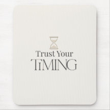 Lita på din timing Minimal Motivationsmusmatta