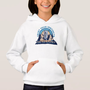 Lita på dina instinkter Arktisk vargäventyrskonst T Shirt