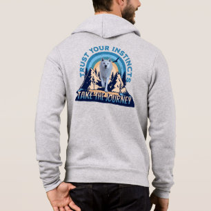 Lita på dina instinkter Arktisk vargäventyrskonst T Shirt