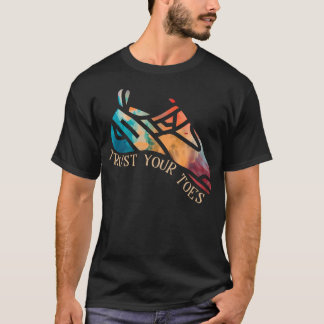 Lita på dina tår Klippklättring Bouldering Utomhus T Shirt