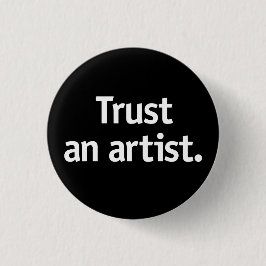 Lita på en artist. knapp