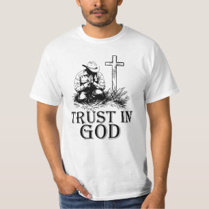 Lita på Gud, Cowboy T Shirt