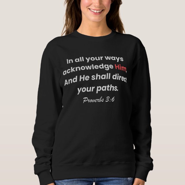Lita på Gud, följ hans Väg T Shirt (Framsida)
