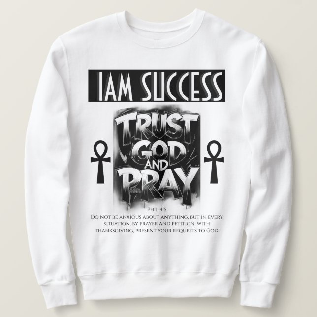 LITA PÅ GUD LÅNG ÄRMAD TRÖJA (Design framsida)