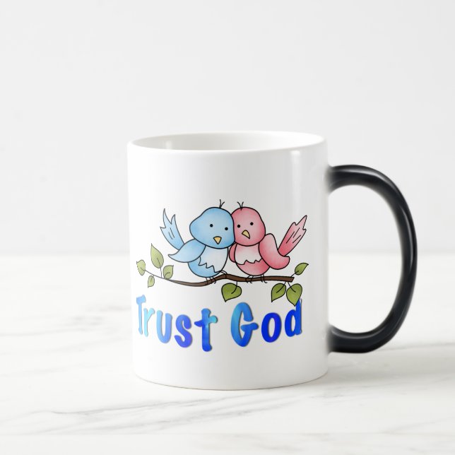 Lita på Gud Mugg (Höger)