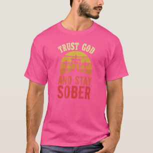 Lita på Gud och håll dig sunt kristet liv C T Shirt