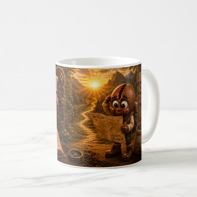 Lita på Hans plan Kaffemugg (Framsida höger)