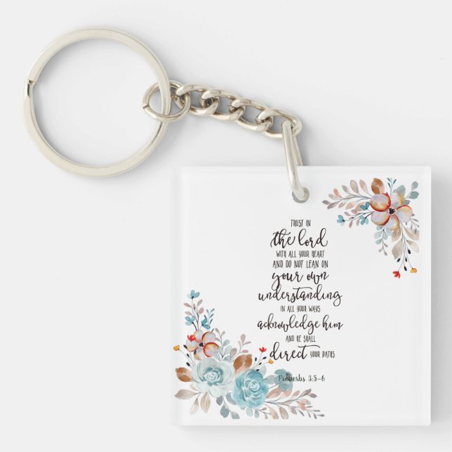 Lita på Herren blommig  (Framsidan)
