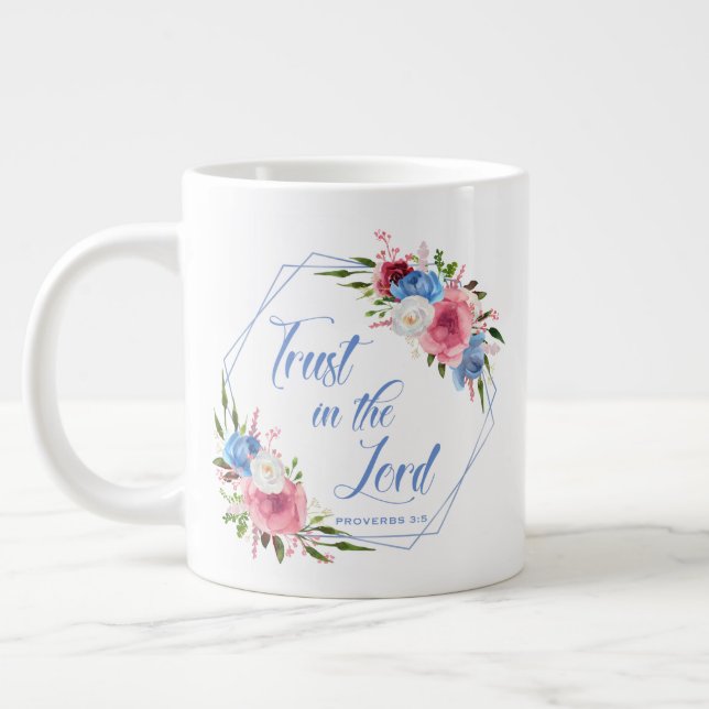 Lita på Herren Jumbo Mugg (Vänster)