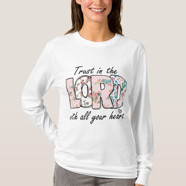 Lita på Herren med T Shirt (Framsida)