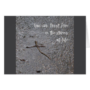 Lita på honom i storms Parakaleo-anteckningskort OBS Kort