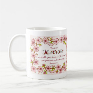 Lita på Jehovah med alla hjärtskript Mugg