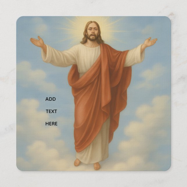 Lita på Jesus Inbjudningar (Framsida)