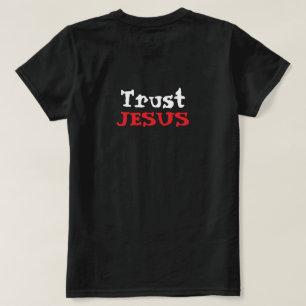 Lita på Jesus Kristet Citat T Shirt