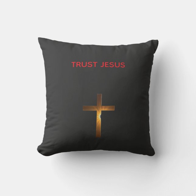 Lita på Jesus Kudde (Framsida)