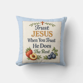 Lita på Jesus - Tro Kastkudde Kudde