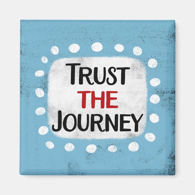 Lita på Journey Refrigerator Magnet (Framsidan)