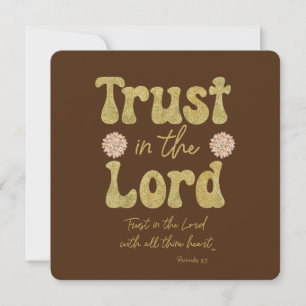 Lita på Lord Bible Verse